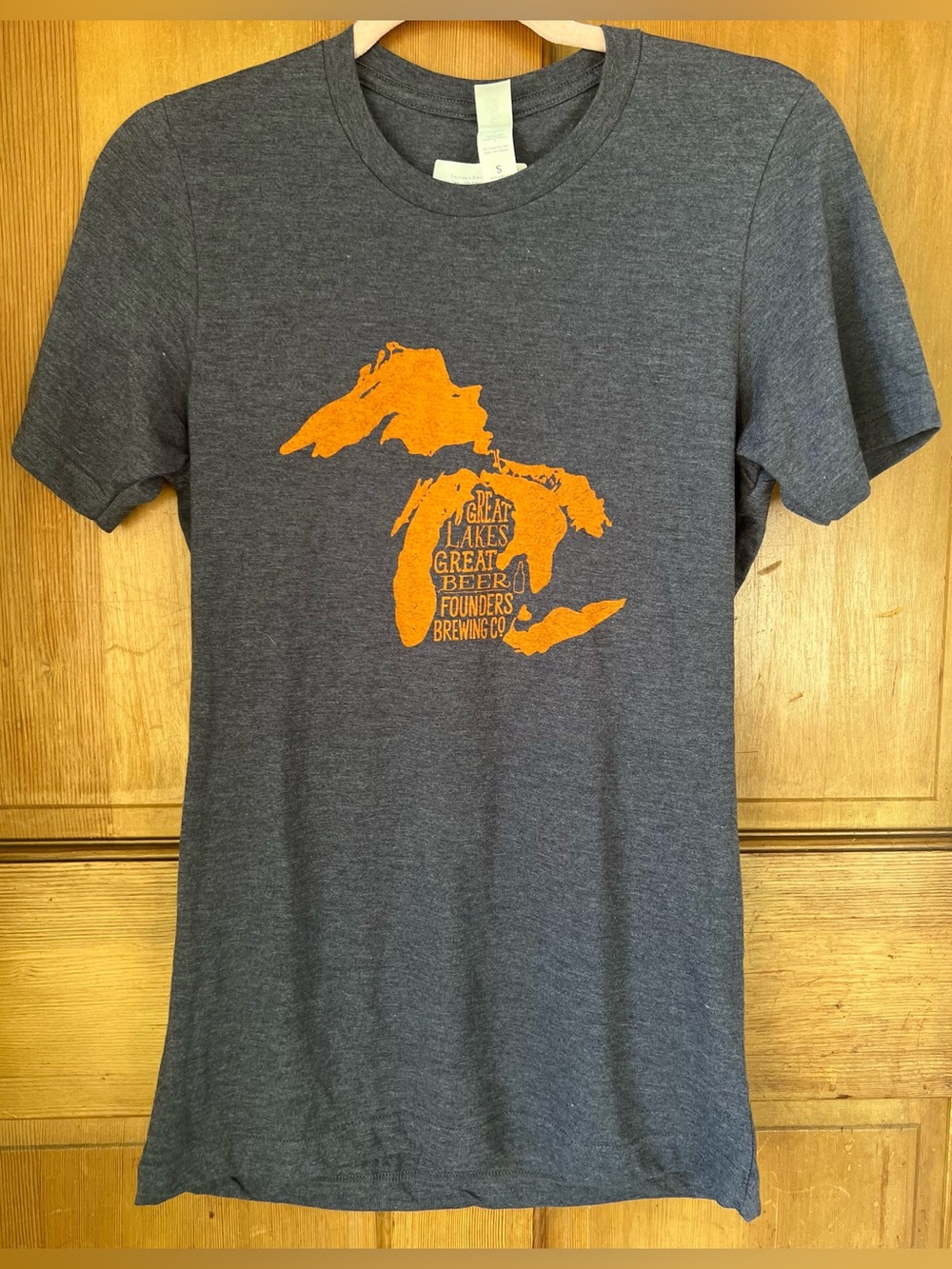 Founders Brewing Great Lakes Michigan Tee Shirt S